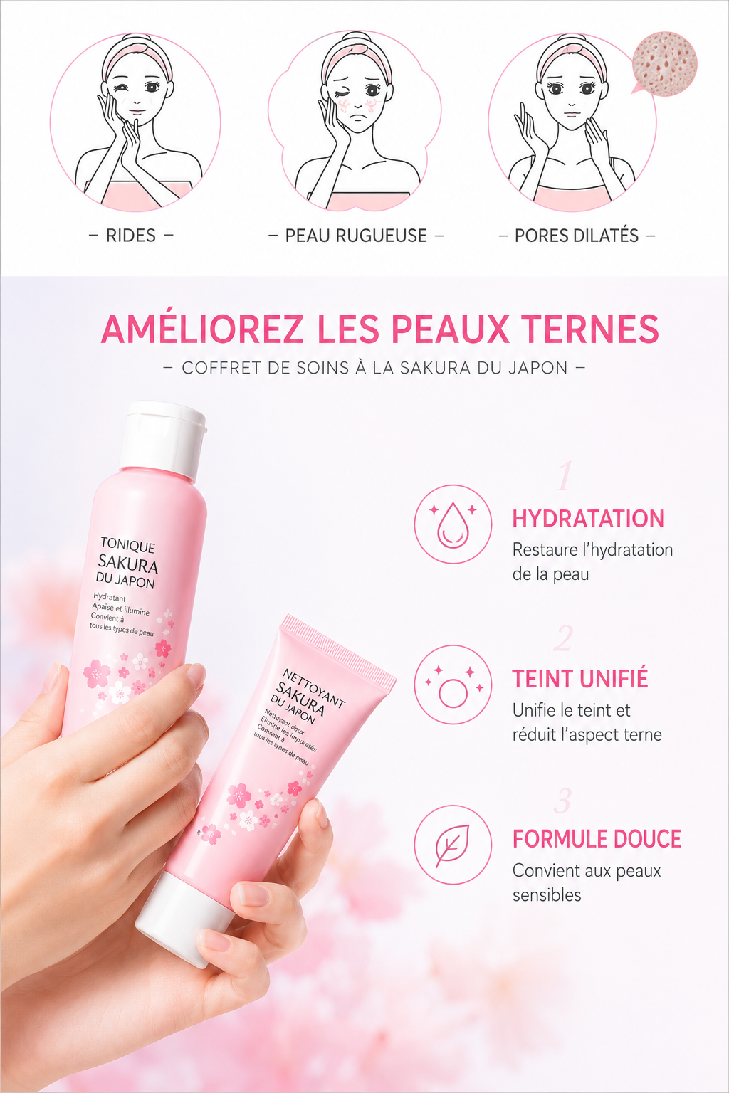 Rituel Sakura 5-en-1 — La Routine K-Beauty Complète