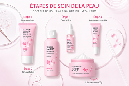 Rituel Sakura 5-en-1 — La Routine K-Beauty Complète
