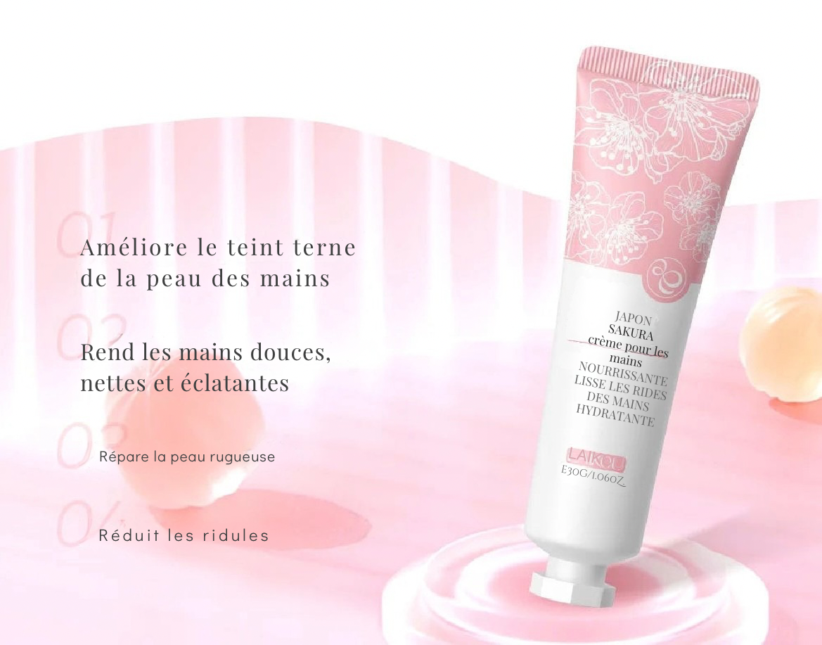 Crème Mains Sakura — Mains douces & parfumées toute la journée