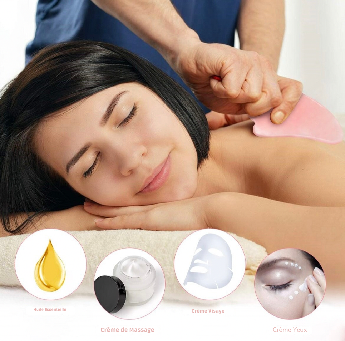 Gua Sha Rose - Massage Visage Anti-age