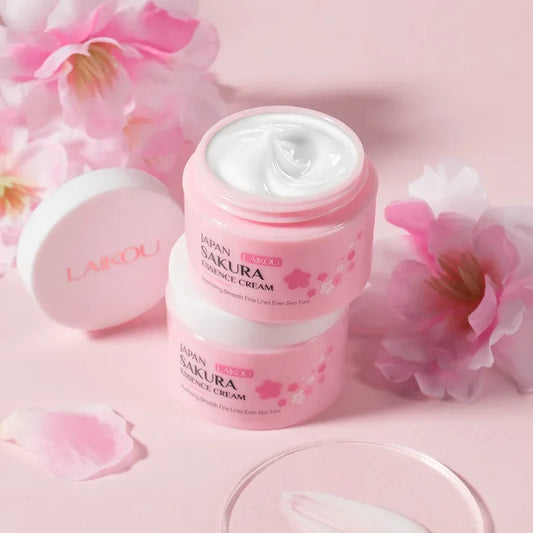 Crème Essence Sakura LAIKOU — Hydratation & Anti-rides